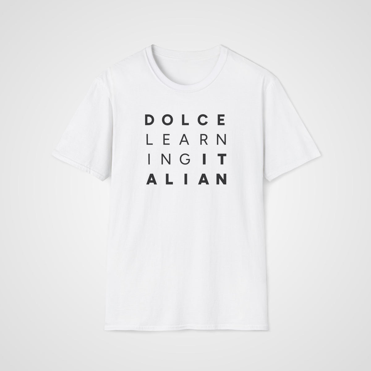 Dolce Learning Italian T-Shirt in White