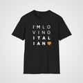 I'm Loving Italian T-Shirt in Black