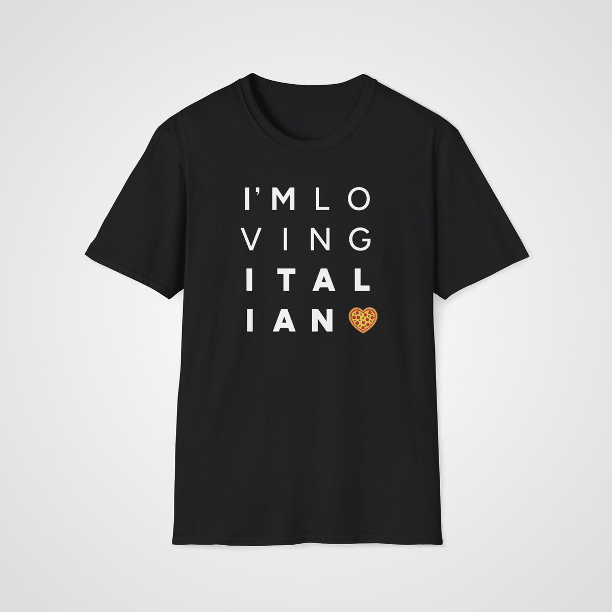 I'm Loving Italian T-Shirt in Black