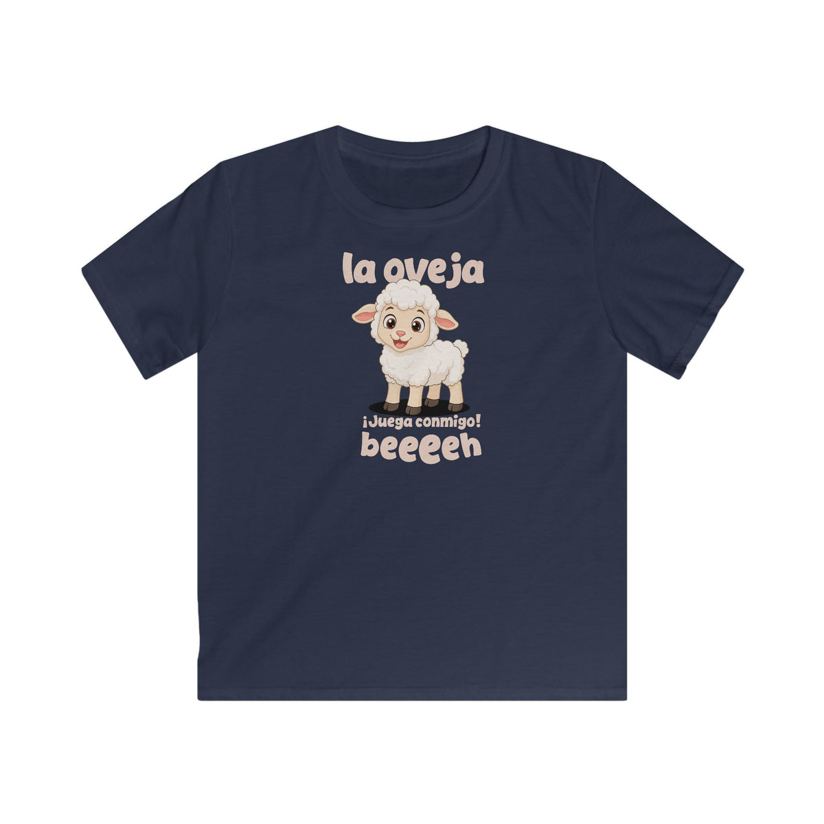La Oveja Beeeeh Kids T-Shirt in Navy