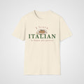 Italian Tasty Language T-Shirt in Natural