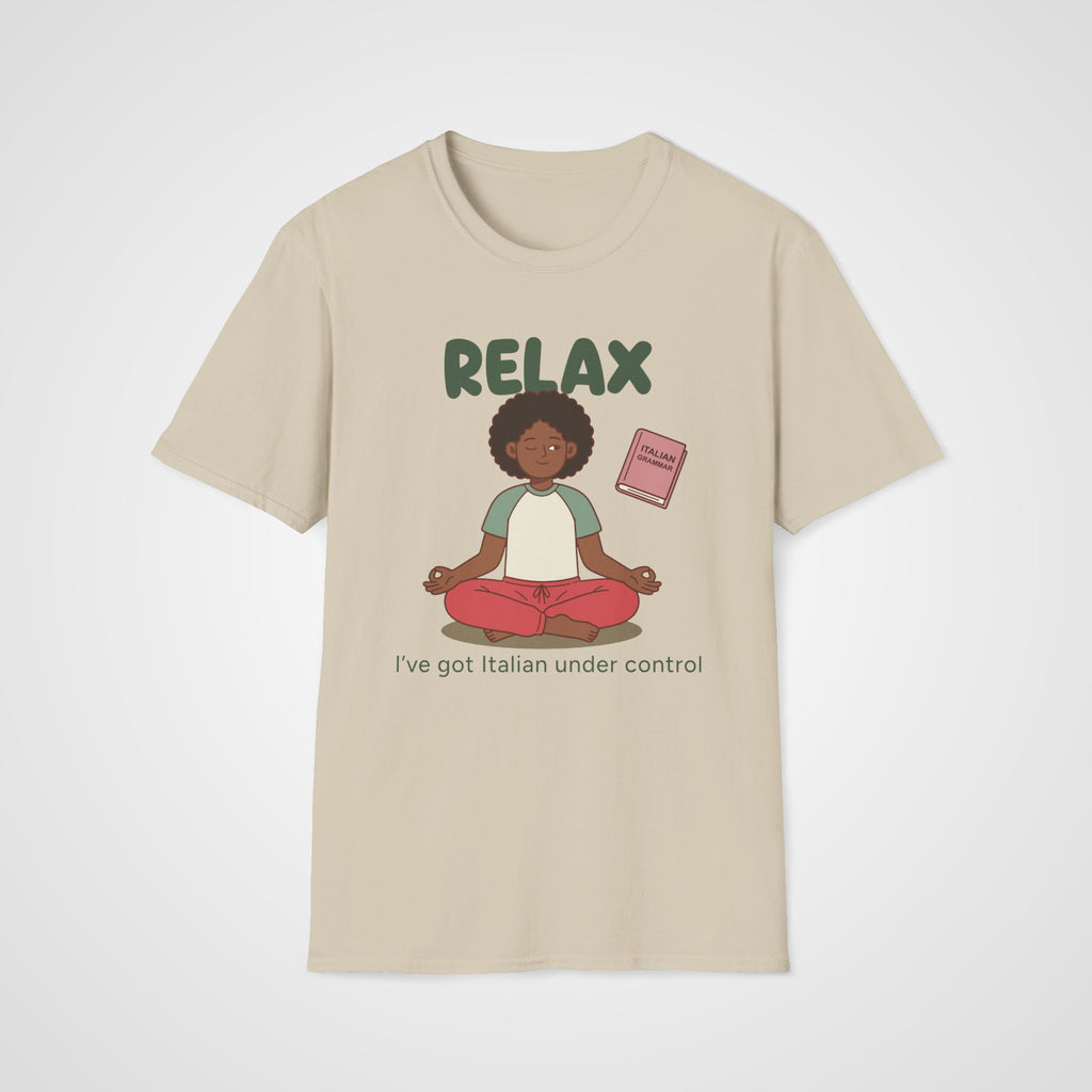 Relax Italian T-Shirt in Sand