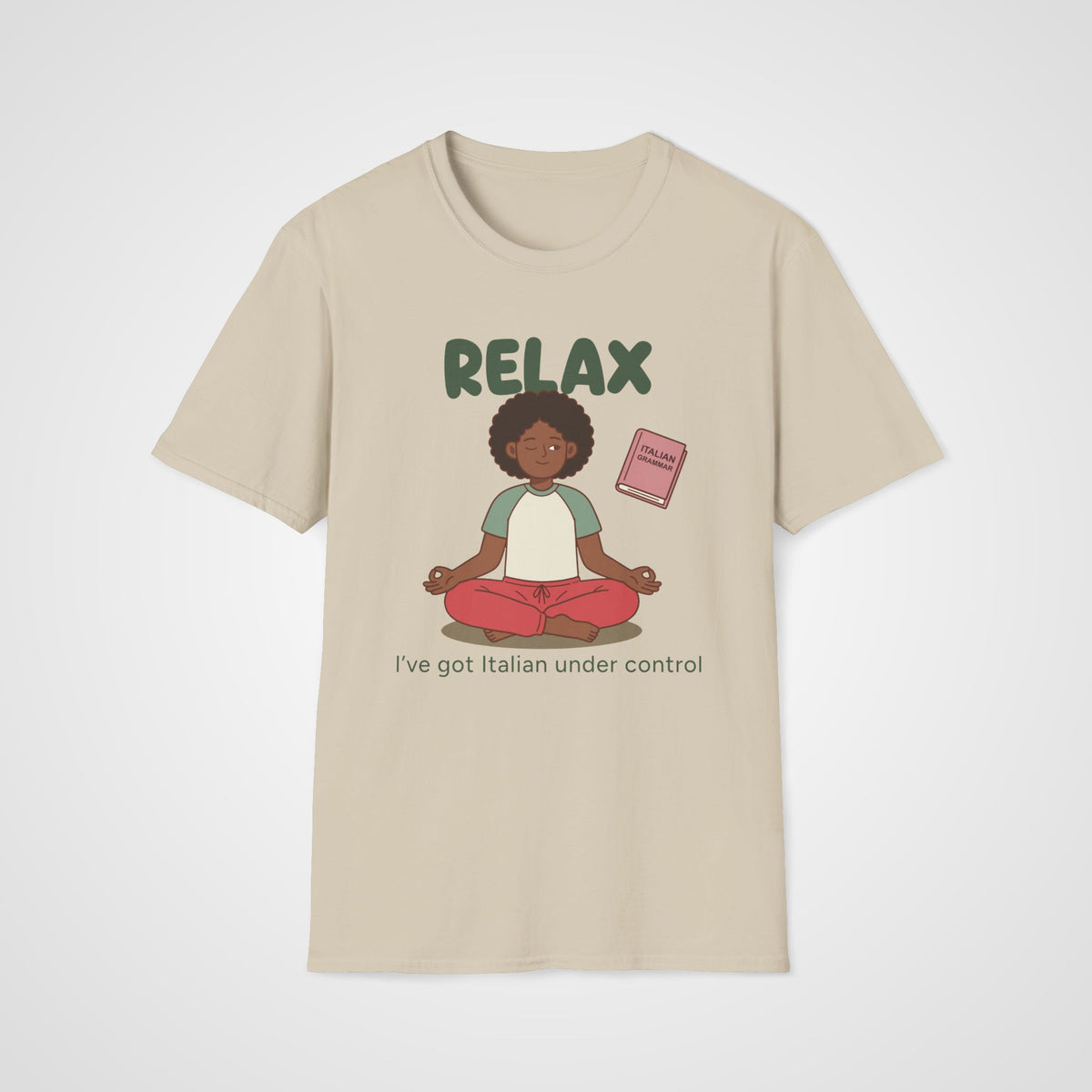 Relax Italian T-Shirt in Sand