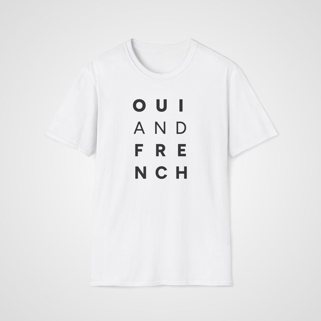 Oui & French T-Shirt in White