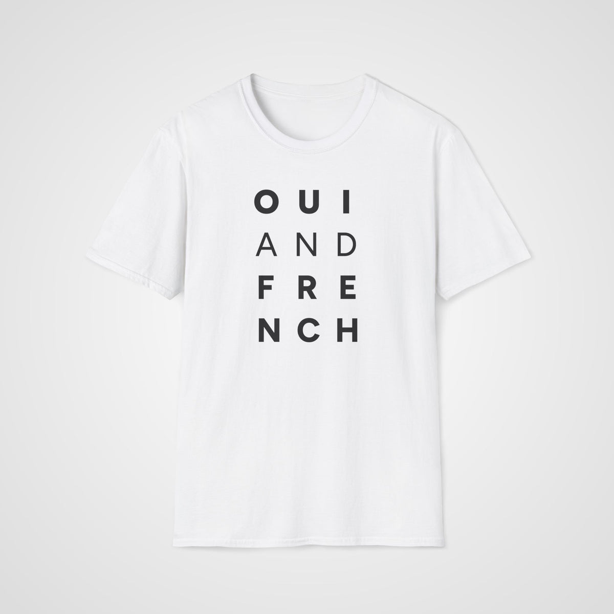 Oui & French T-Shirt in White