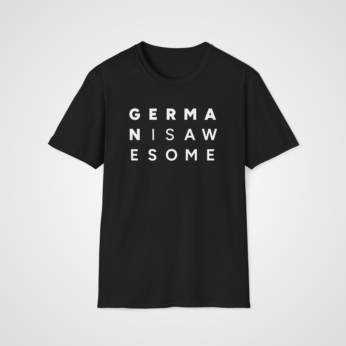 German Is Awesome T-Shirt in Black
