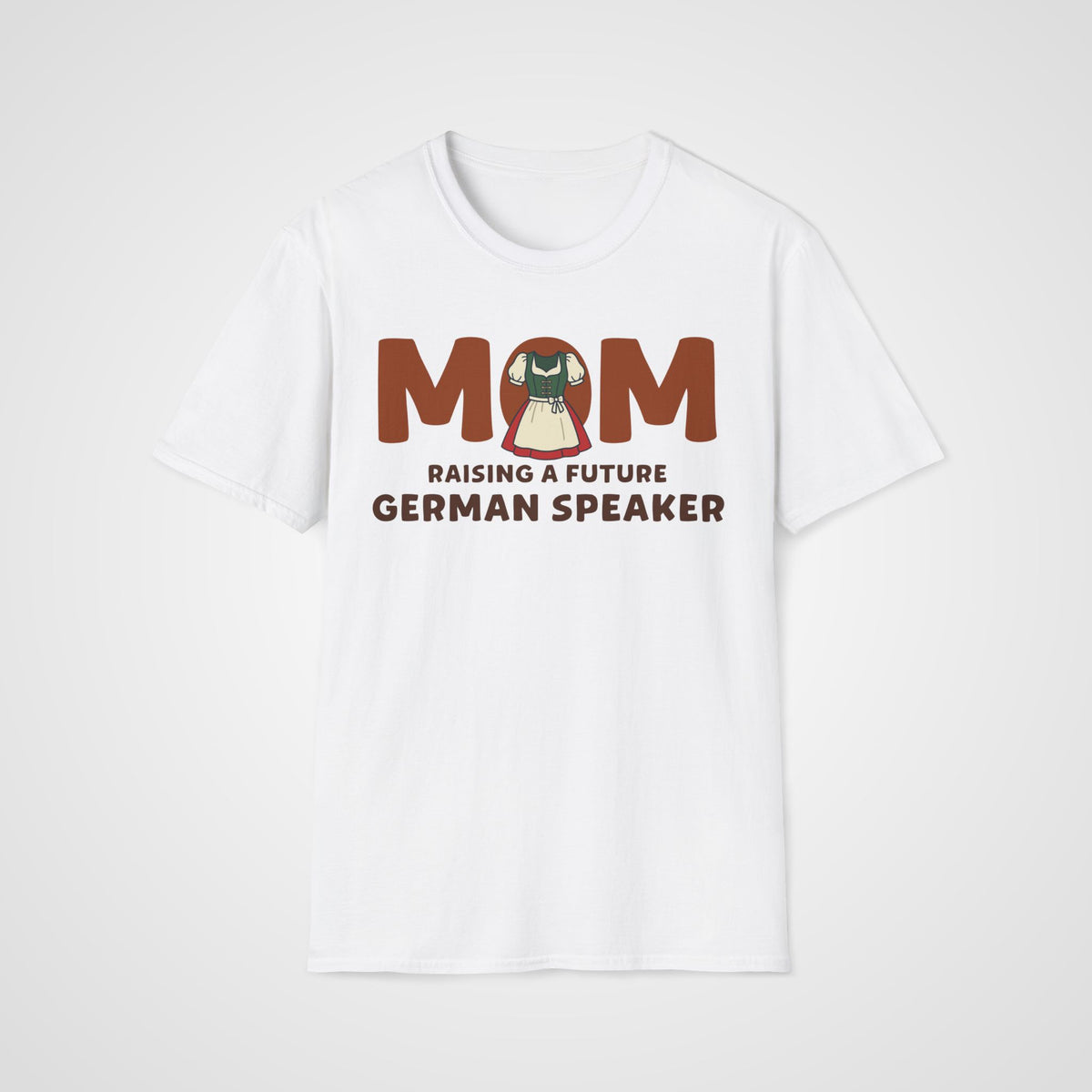 German Learner Mom T-Shirt in White