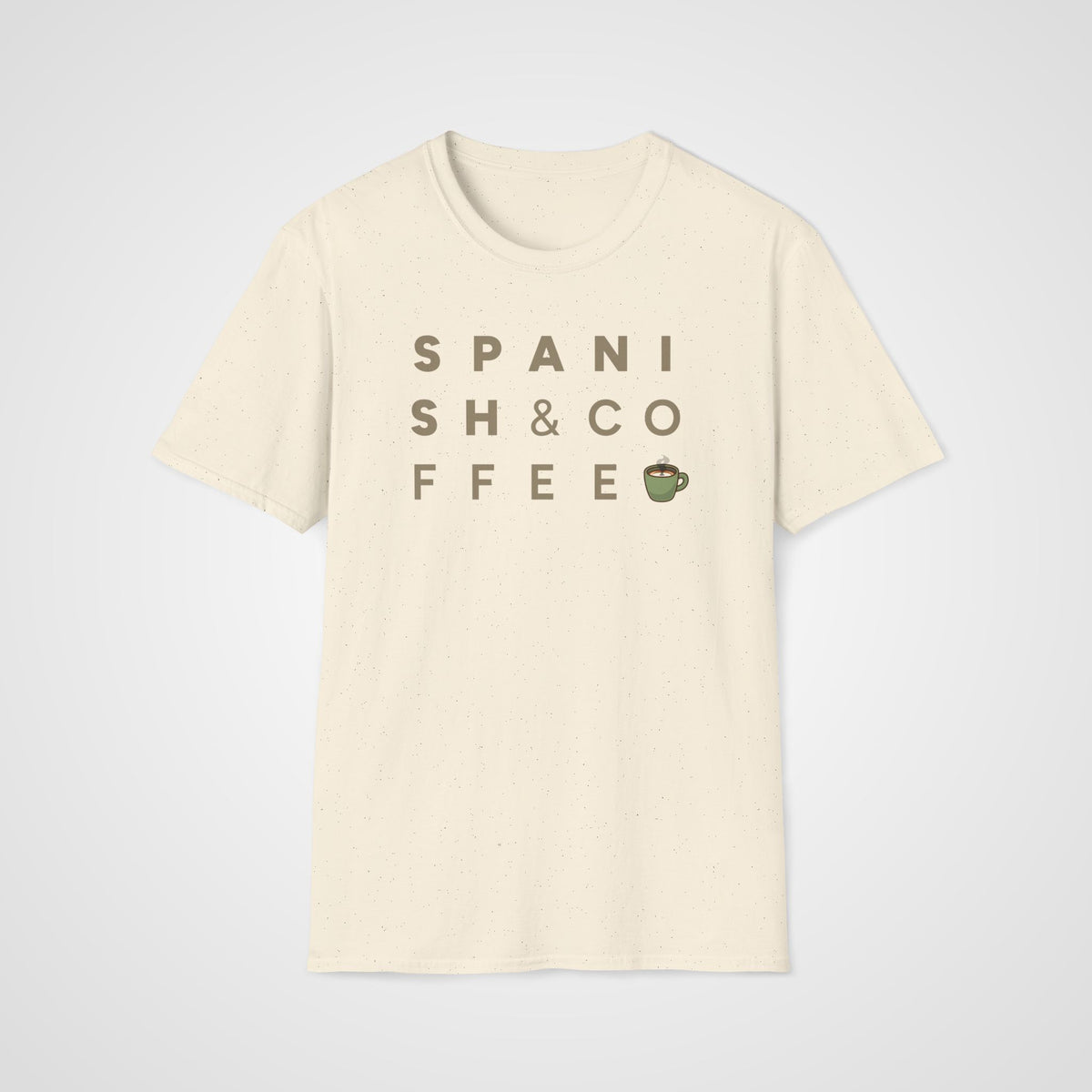 Spanish & Coffee T-Shirt in Natural