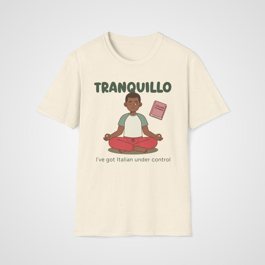 Tranquillo Italian Learner T-Shirt in Natural