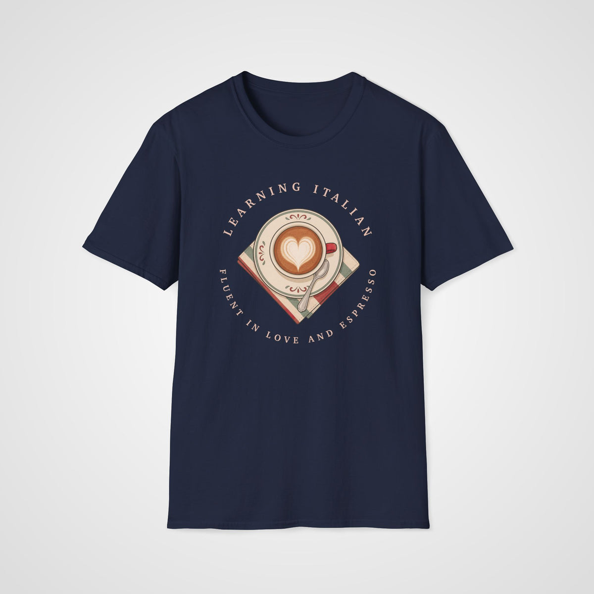 Love and Espresso T-Shirt in Navy