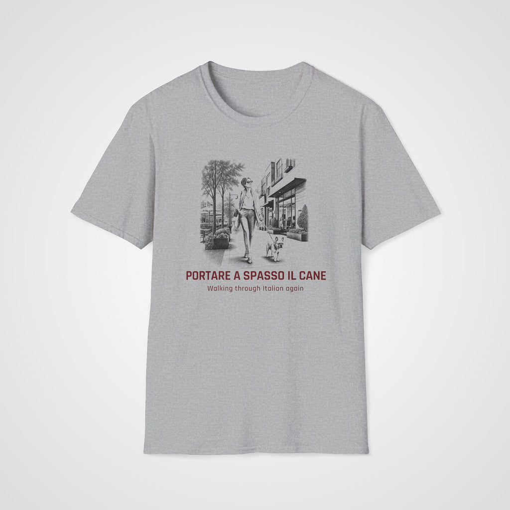 Portare a Spasso il Cane T-Shirt in Sport Gray