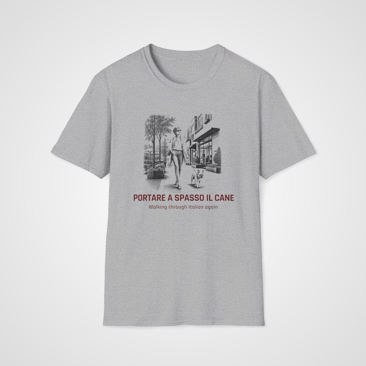 Portare a Spasso il Cane T-Shirt in Sport Gray