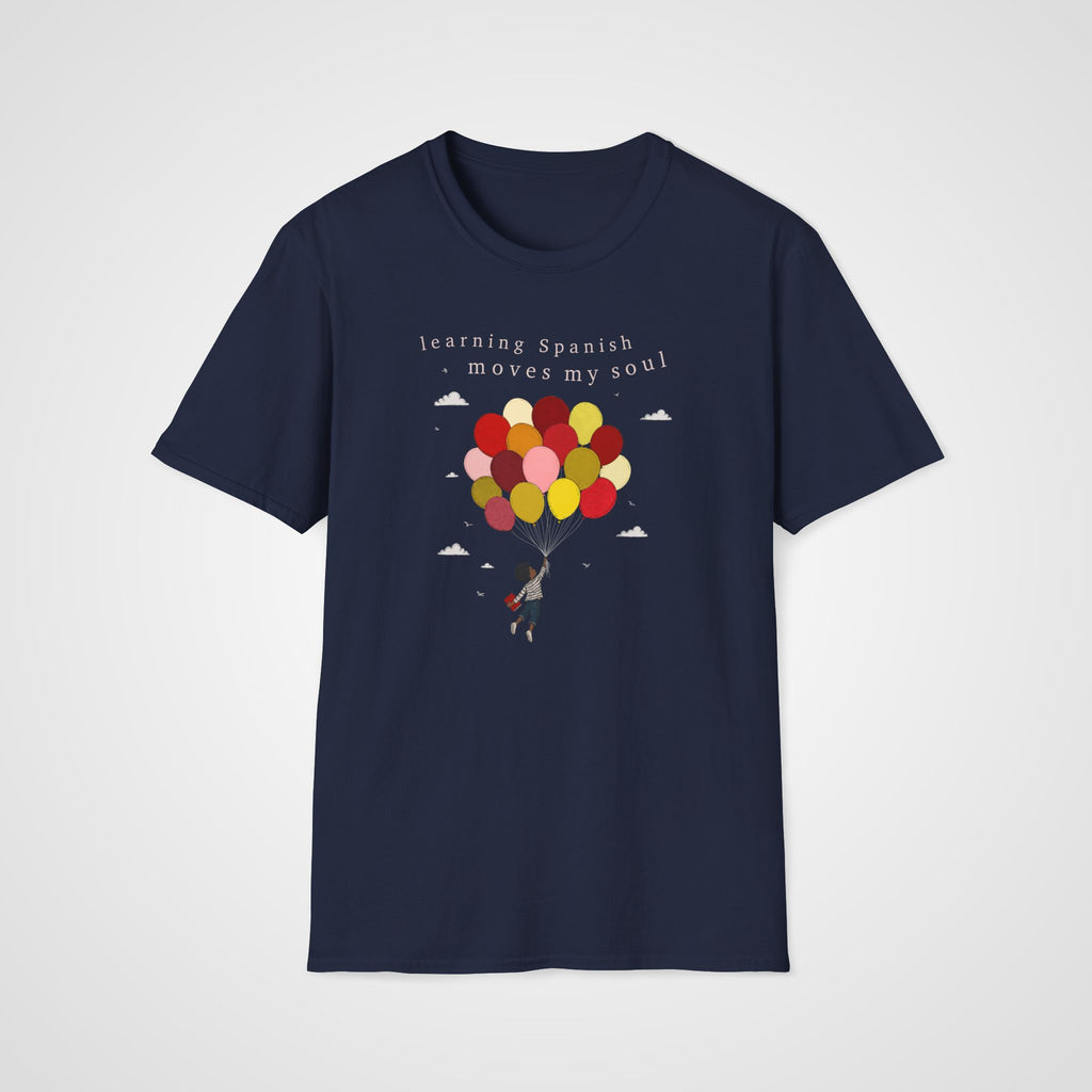 Spanish Moves My Soul T-Shirt in Navy