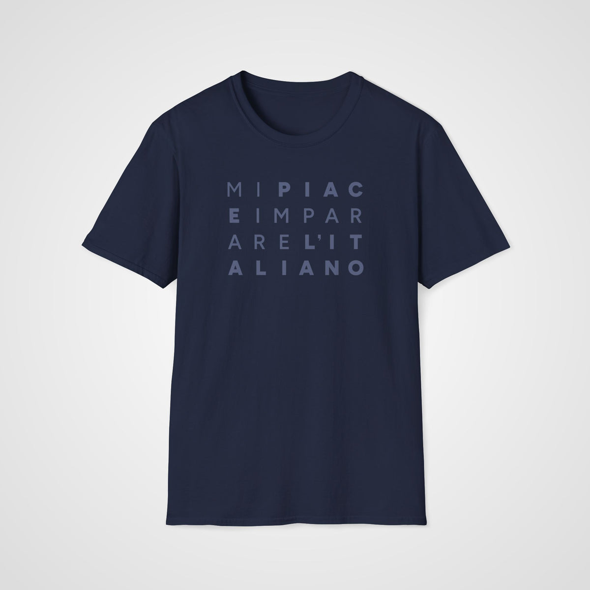 Mi Piace T-Shirt in Navy