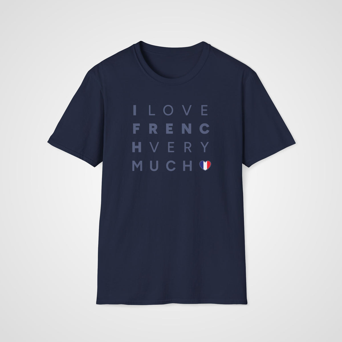 I Love French Very Much T-Shirt in Navy