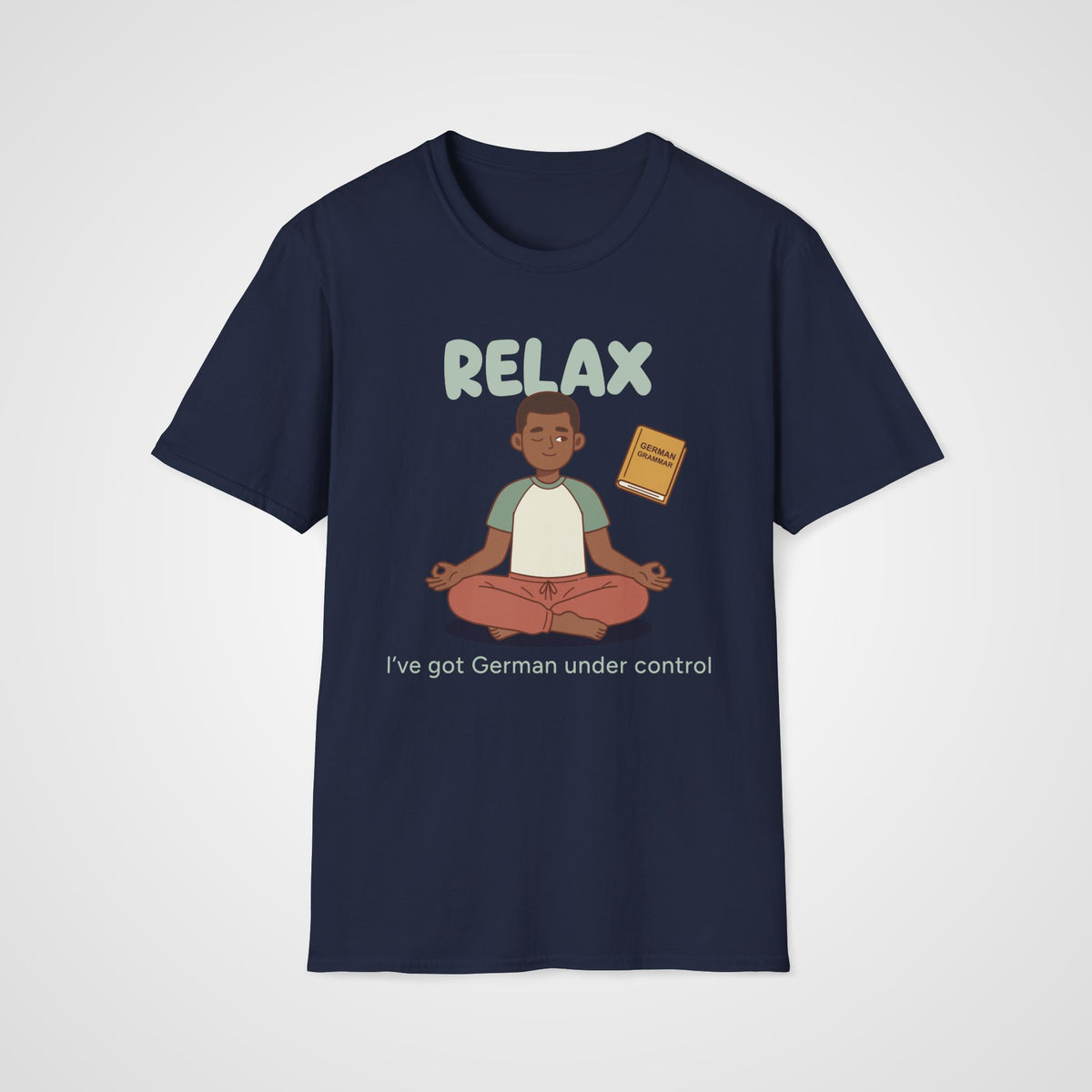 Relax German Learner T-Shirt in Navy