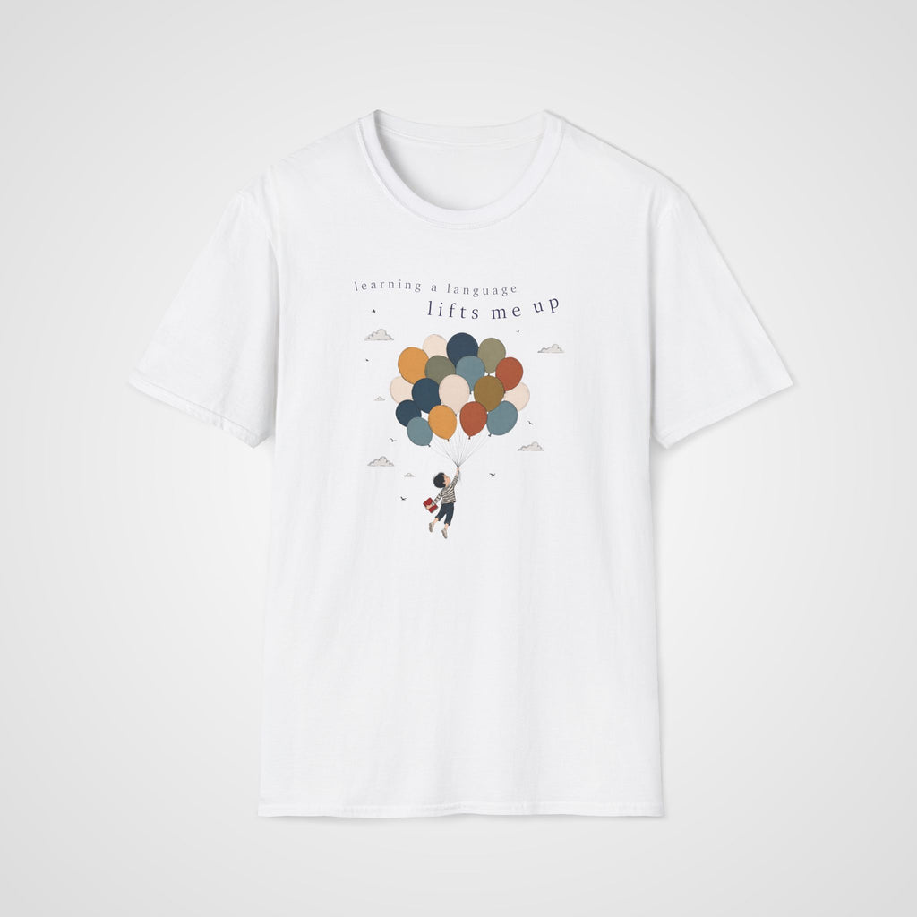Lifted by Language T-Shirt in White