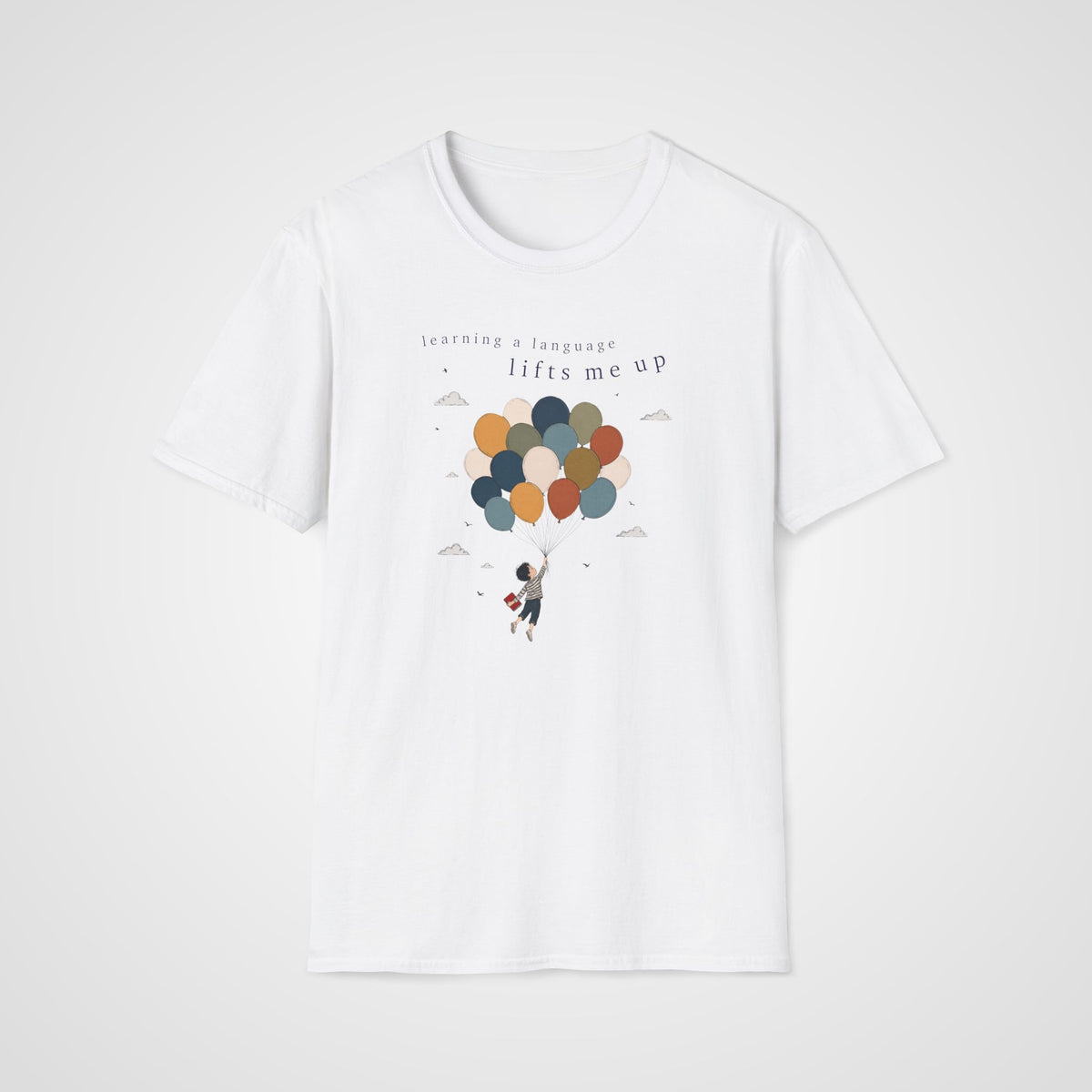 Lifted by Language T-Shirt in White