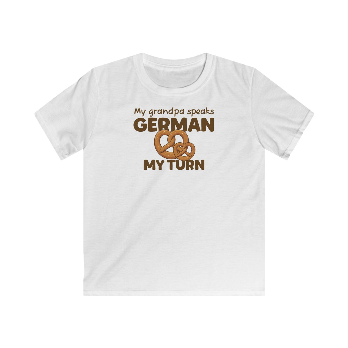Grandpa speaks German T-Shirt in White