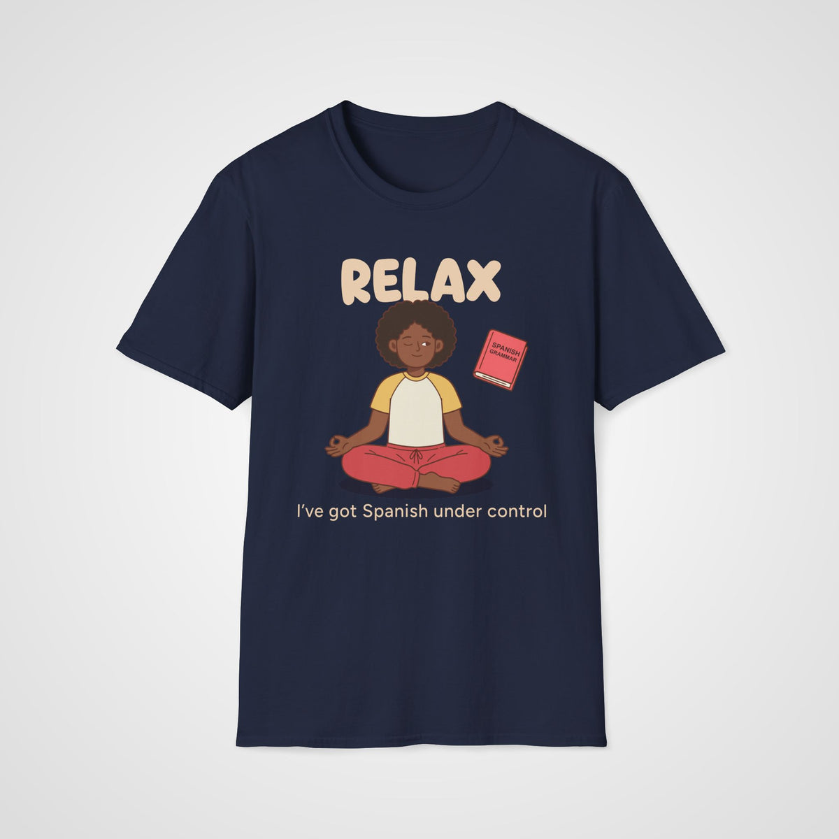 Relax, it`s under Control T-Shirt in Navy