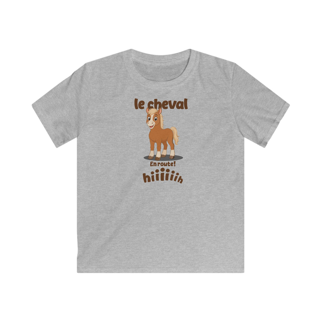 Le Cheval Kids T-Shirt in Sport Gray