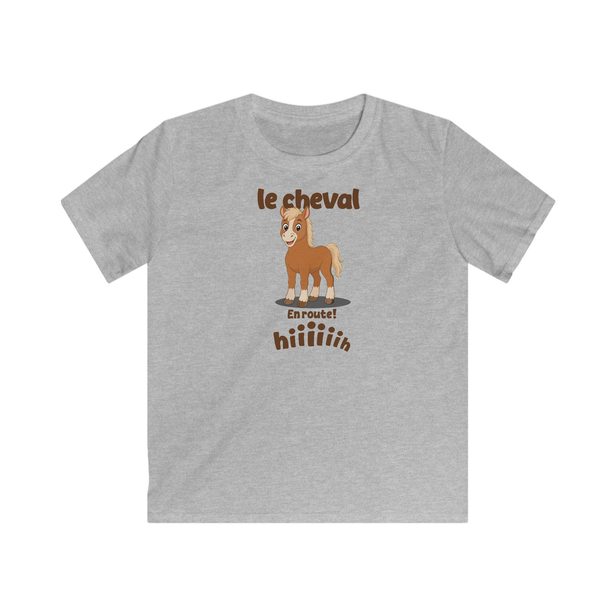 Le Cheval Kids T-Shirt in Sport Gray