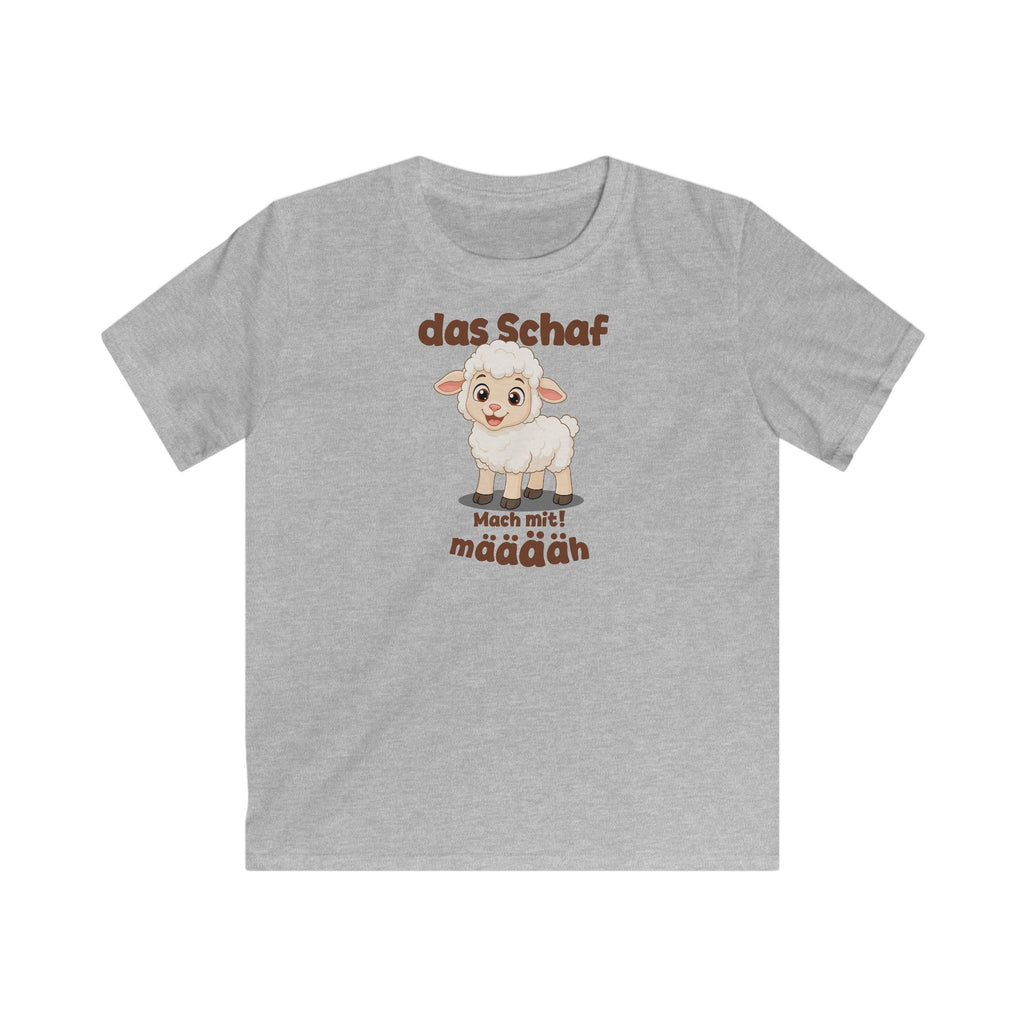 German Sheep Kids T-Shirt in Sport Gray