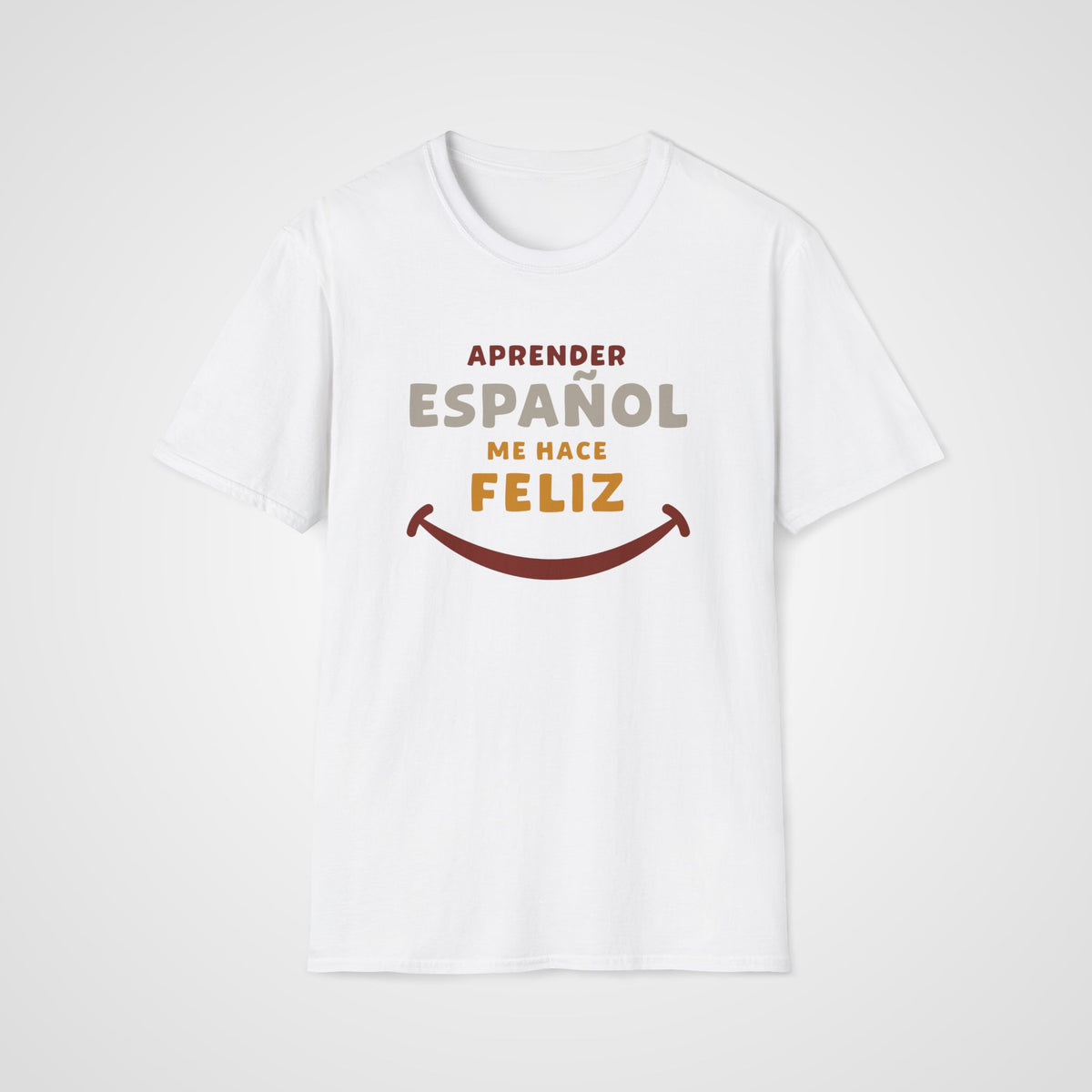 Español me Hace Feliz T-Shirt in White