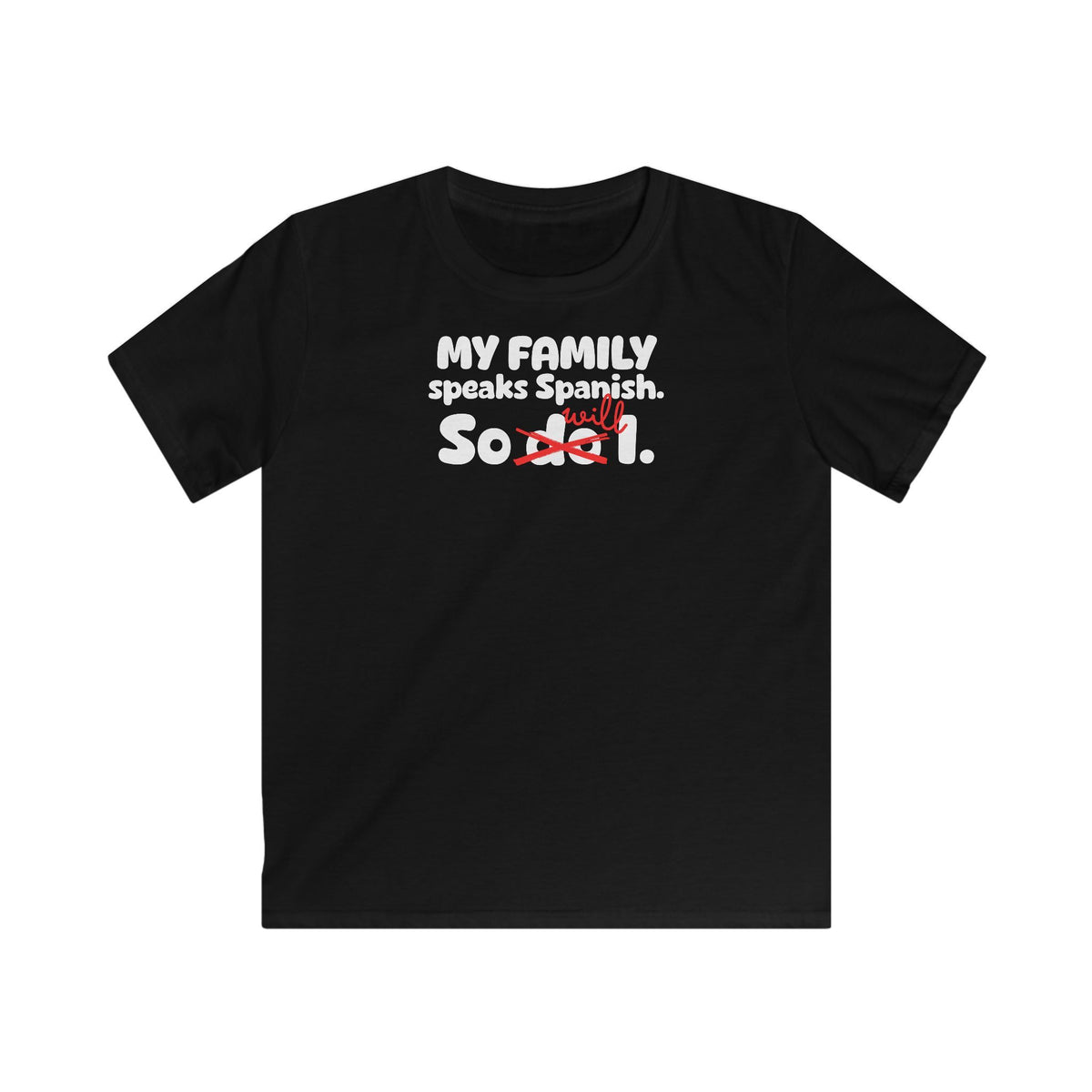 Family Legacy Kids T-Shirt in Black