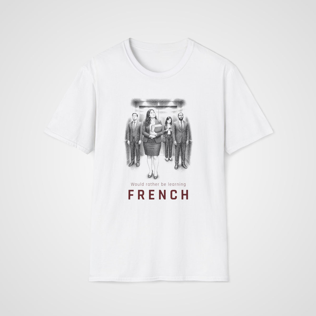 French Instead T-Shirt in White