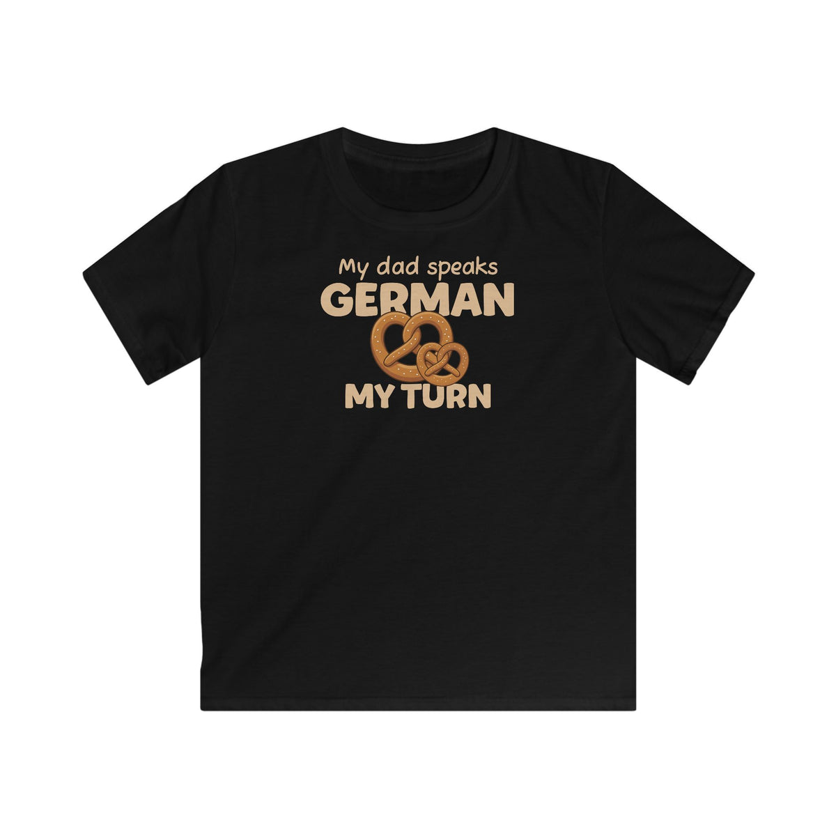 My Dad speaks German T-Shirt in Black