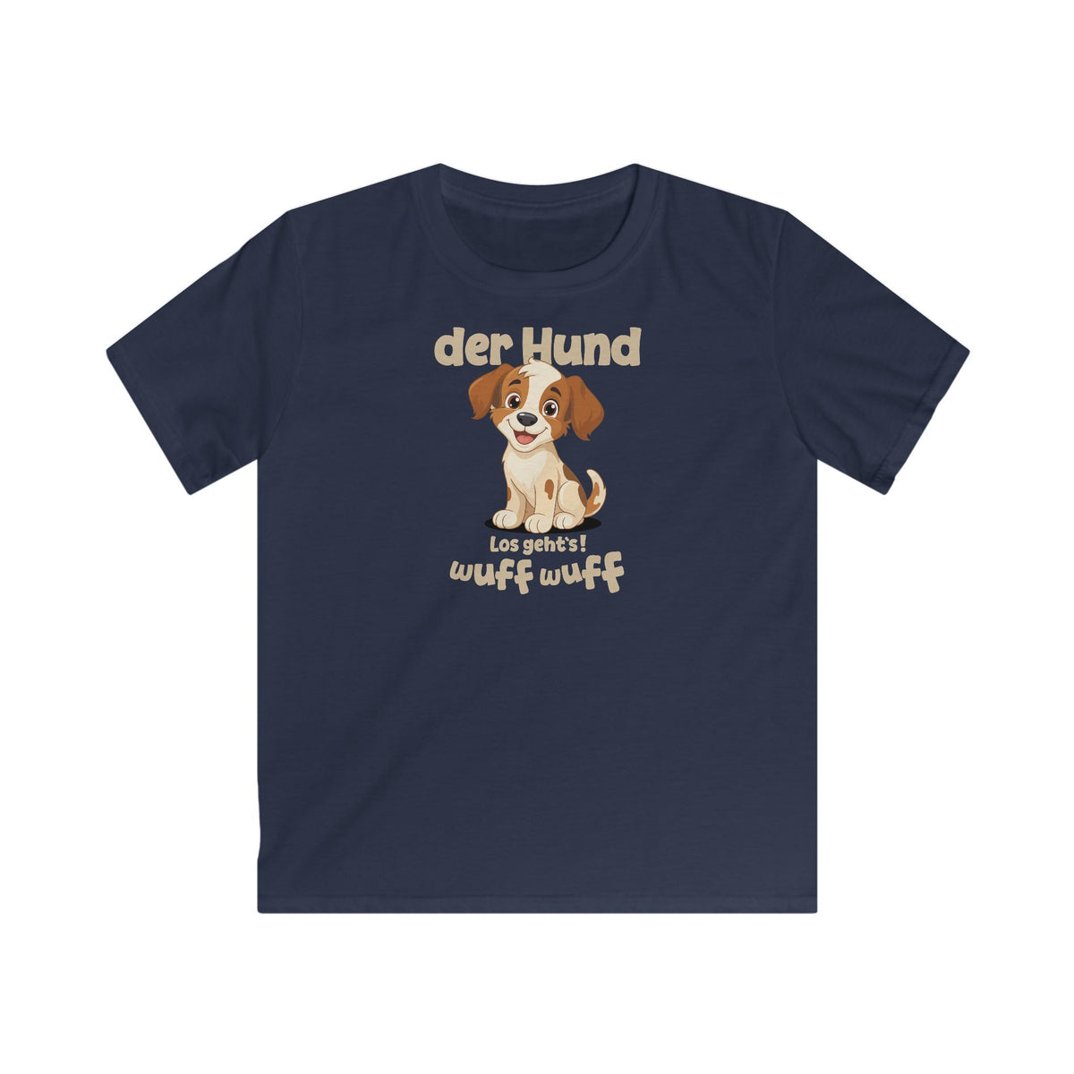 Der Hund Kids T-Shirt in Navy
