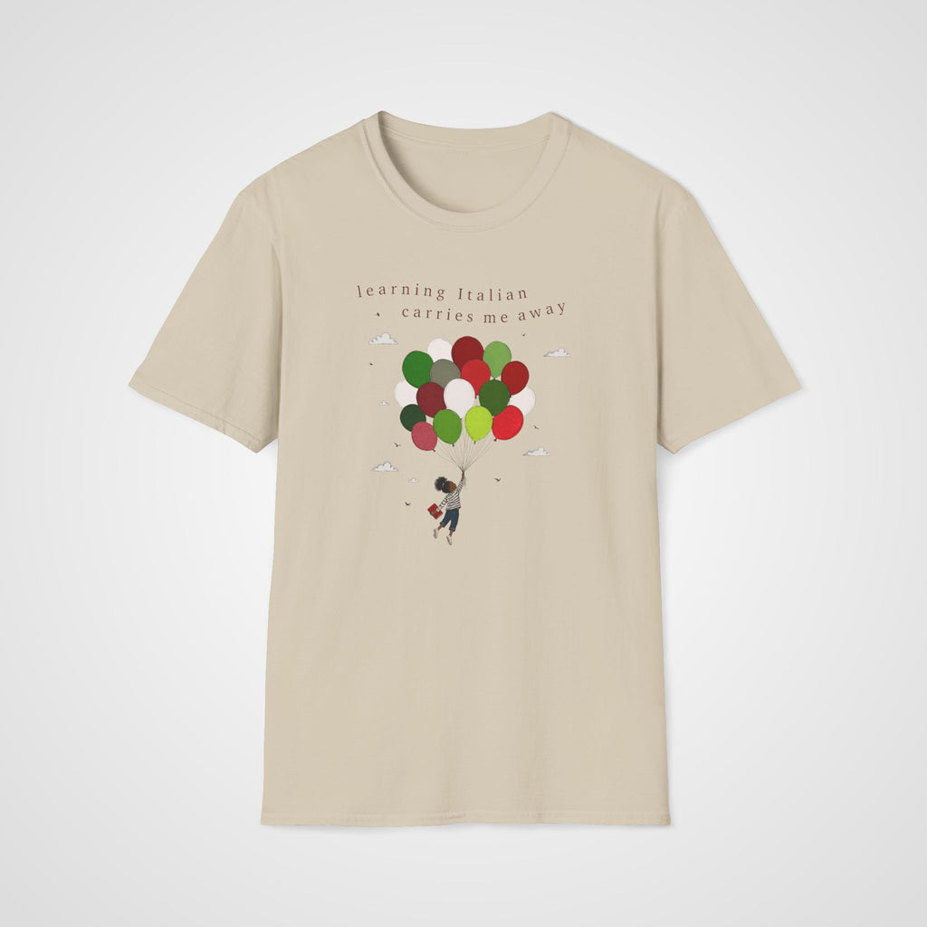 Carried Away by Italian T-Shirt in Sand