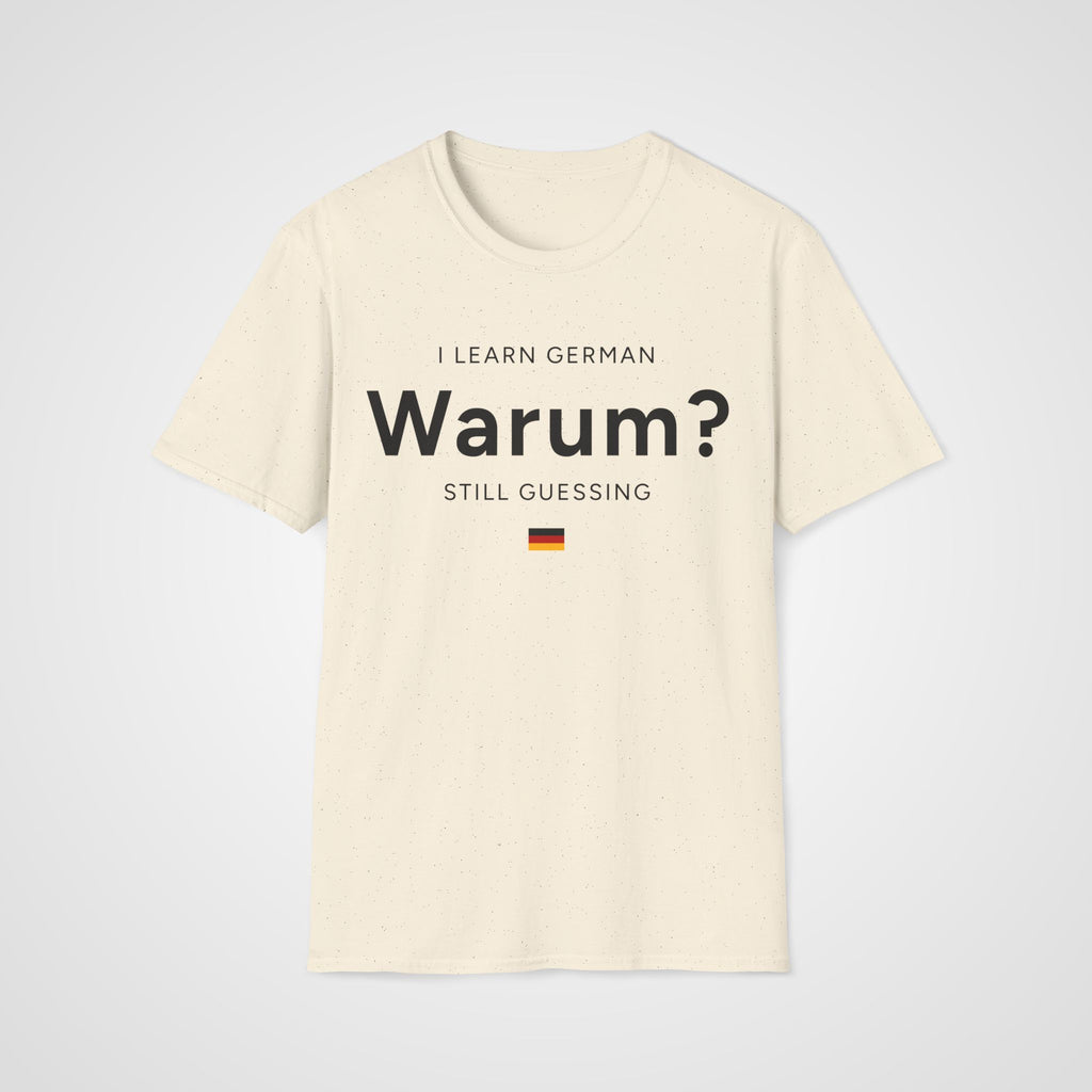 Warum German? T-Shirt in Natural