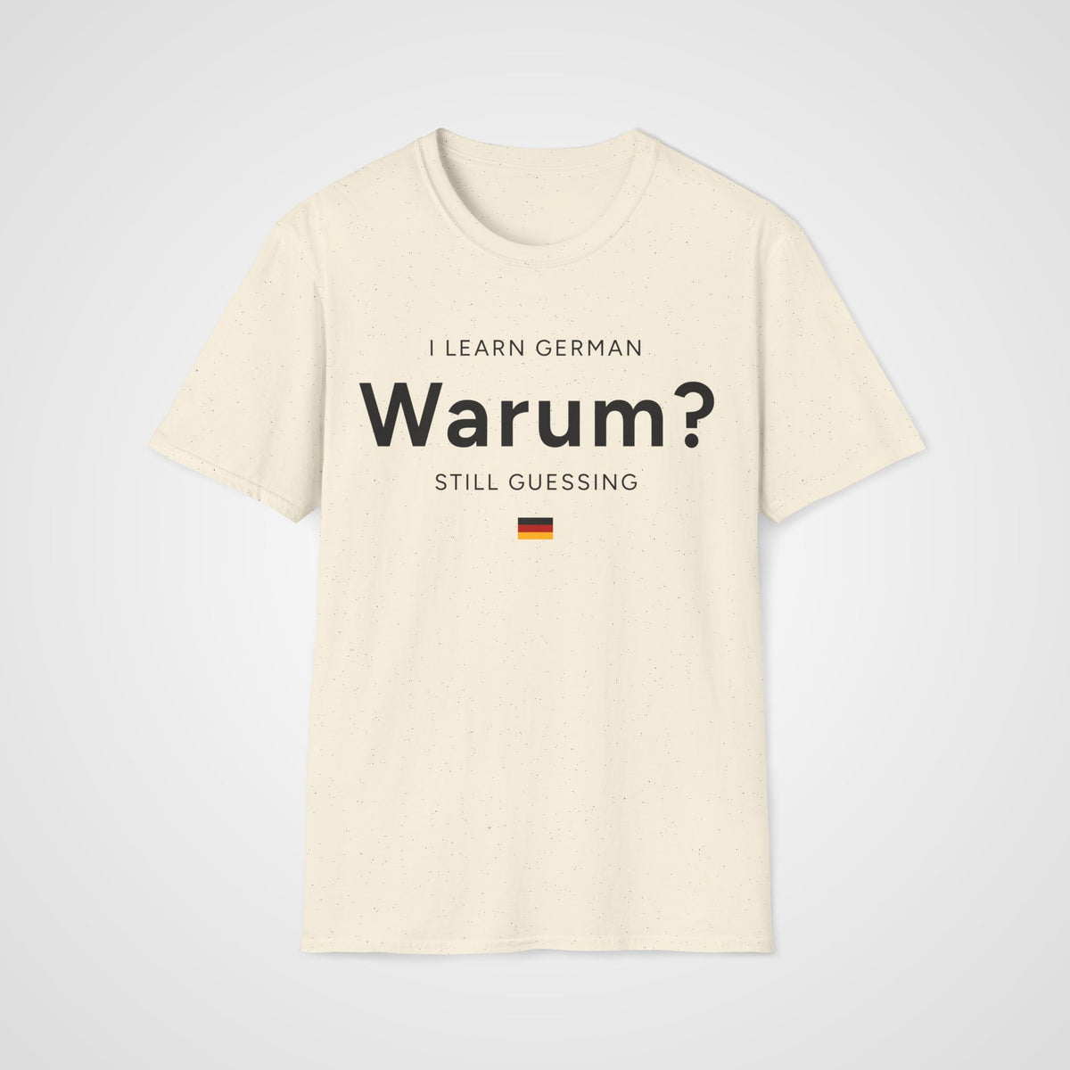 Warum German? T-Shirt in Natural