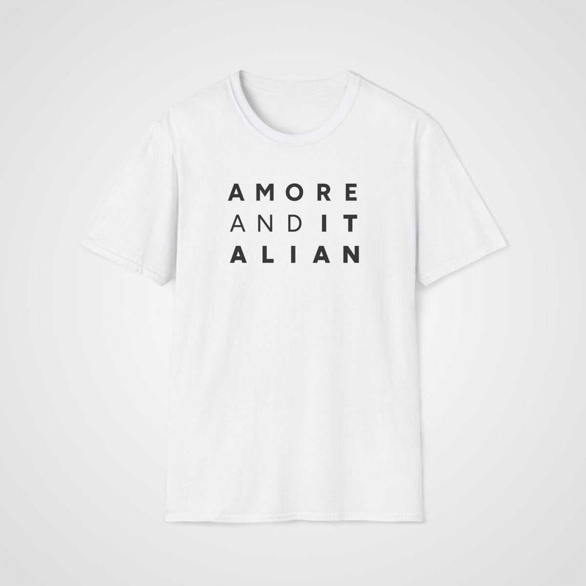 Amore & Italian T-Shirt in White