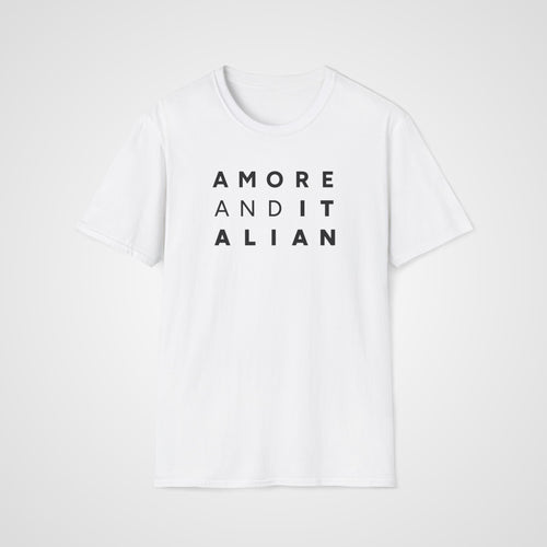Amore & Italian T-Shirt in White
