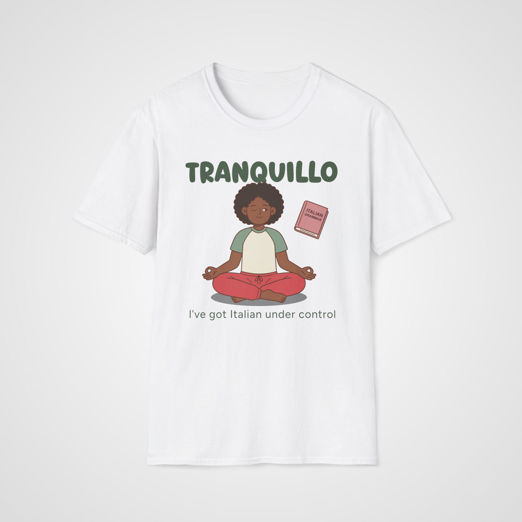 Tranquillo Italian Learner T-Shirt in White