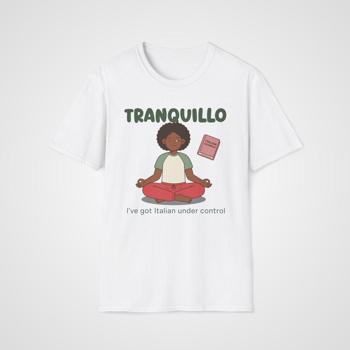 Tranquillo Italian Learner T-Shirt in White