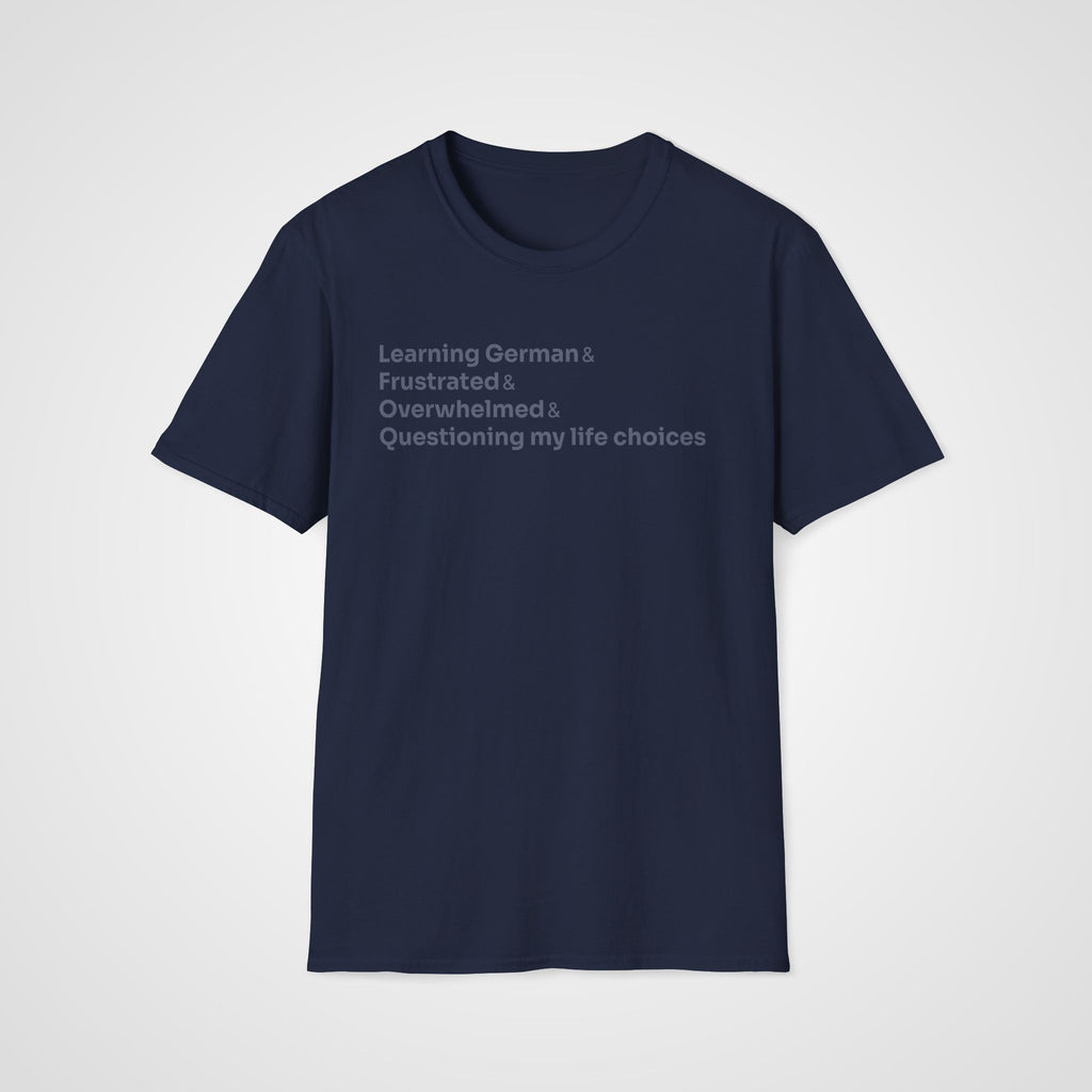 German Life Choices T-Shirt in Navy