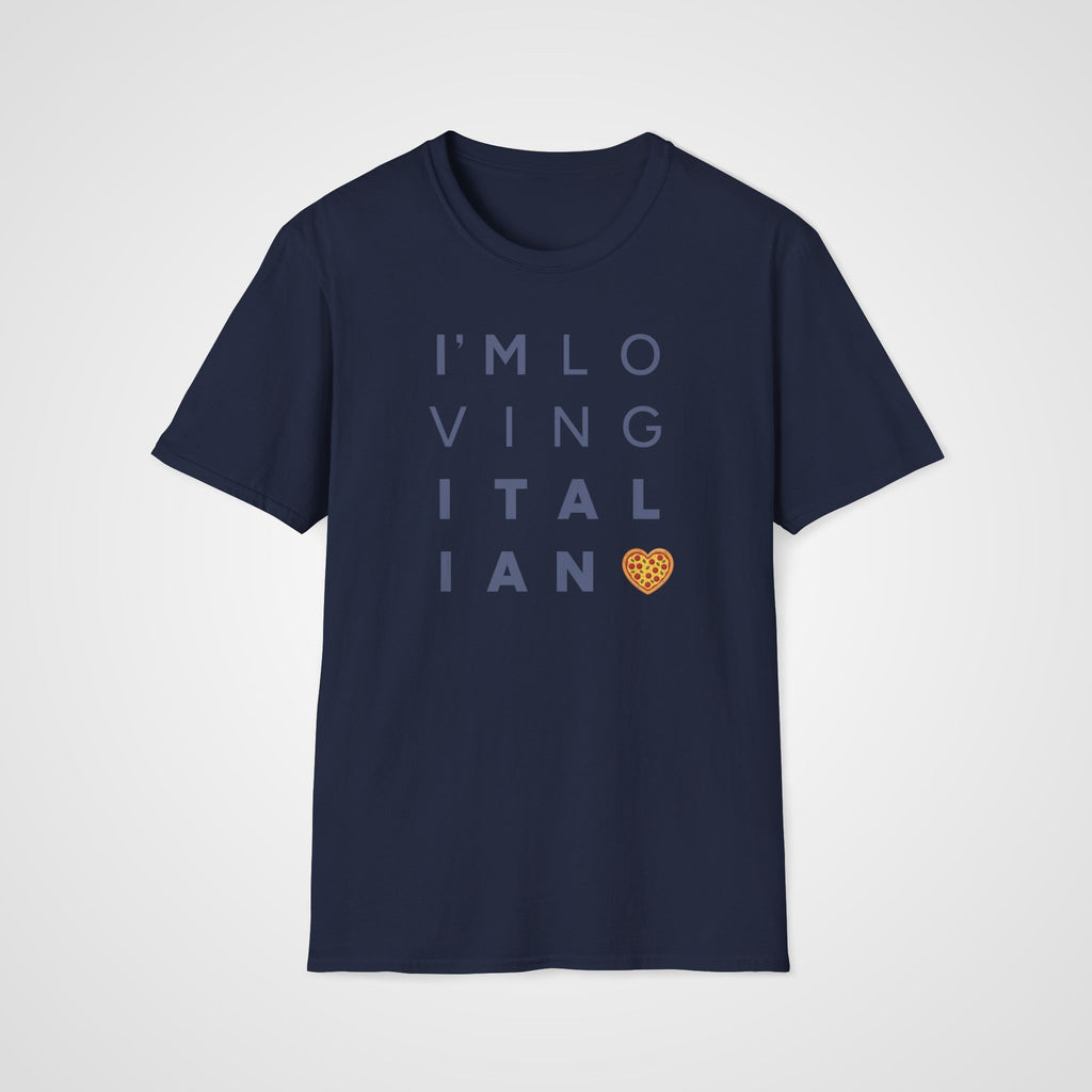I'm Loving Italian T-Shirt in Navy