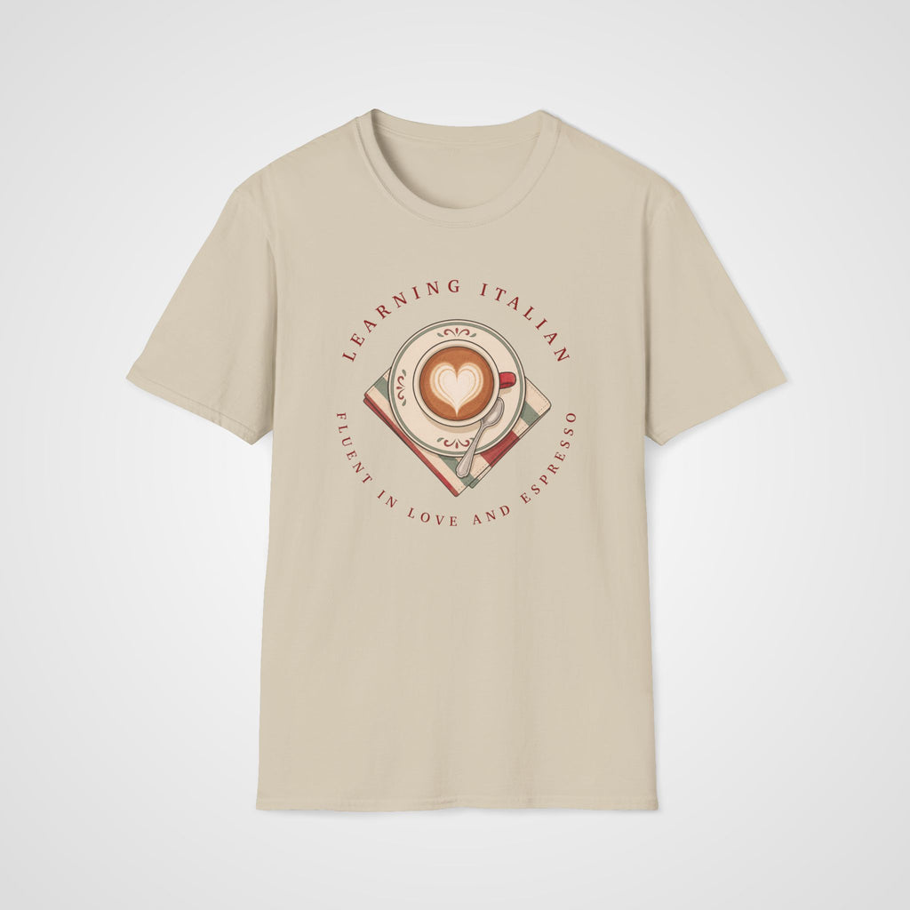 Love and Espresso T-Shirt in Sand