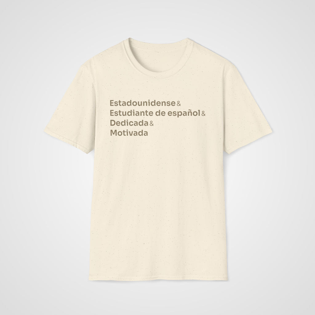 Estudiante Dedicada T-Shirt in Natural