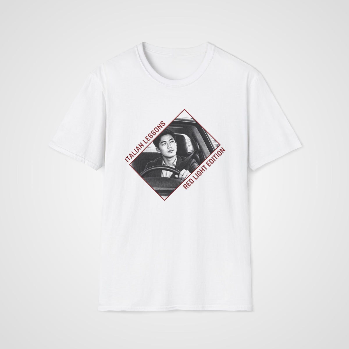 Red Light Italian T-Shirt in White