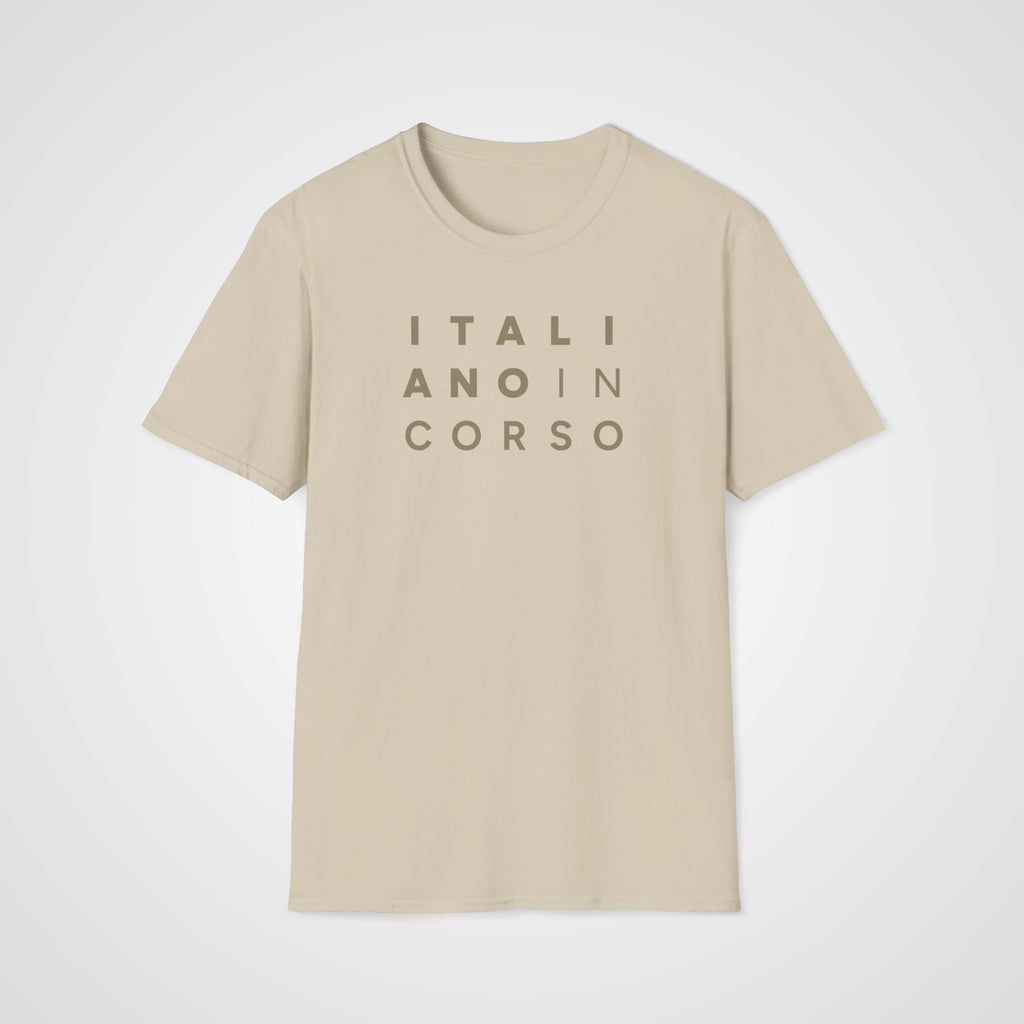 Italiano in Corso T-Shirt in Sand