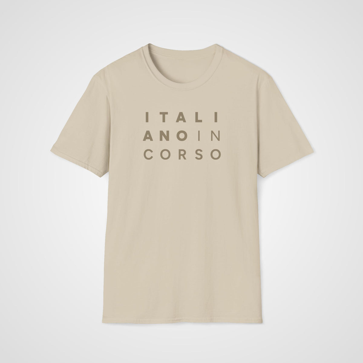 Italiano in Corso T-Shirt in Sand