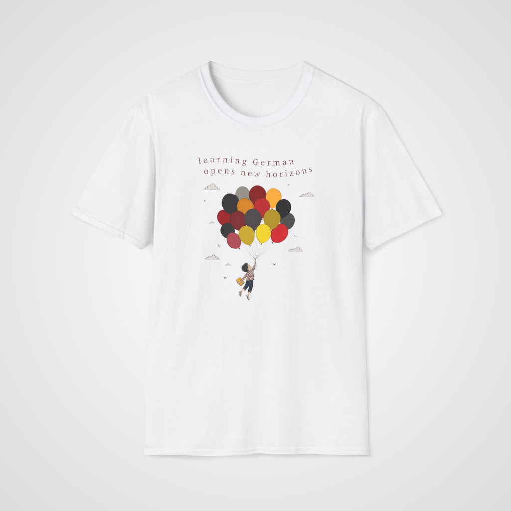 German Learning Horizon T-Shirt in White
