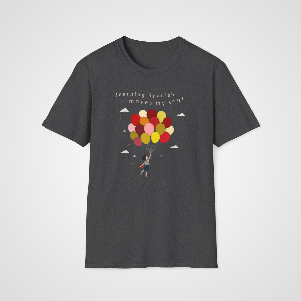 Spanish Learning Soul T-Shirt in Dark Heather