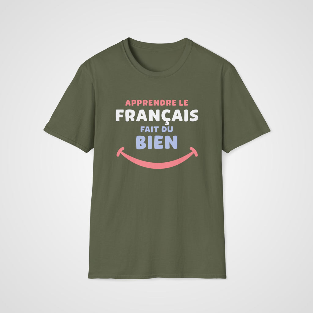 Fait du Bien French T-Shirt in Military Green