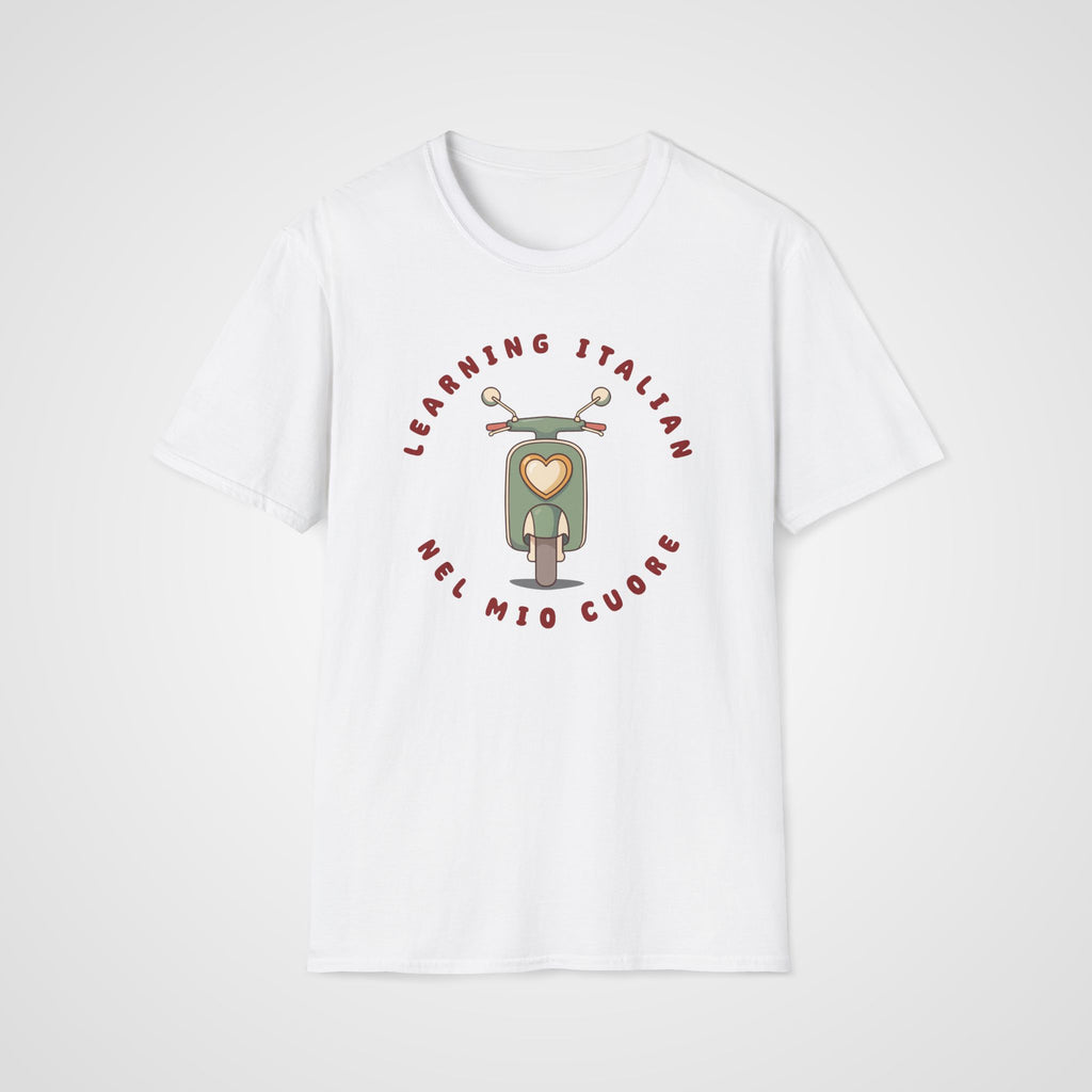 Nel Mio Cuore Italian T-Shirt in White
